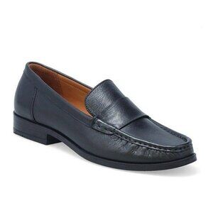 Miz Mooz Issy Flats Black Genuine Leather Loafers EU Size 41 Shoes Minimalist
